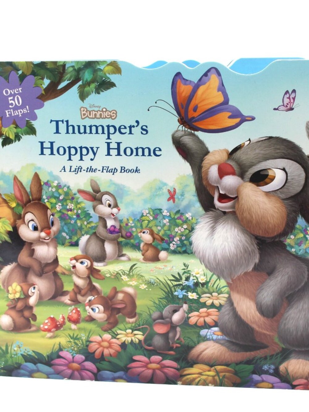 Disney Bunnies: Thumper's Hoppy Home: A Lift-The-Flap Board Book by Disney Books